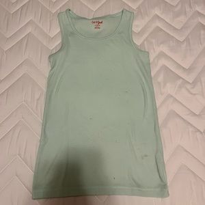 A kids long teal camisole. It’s a kids large. The brand is Cat and Jack.
